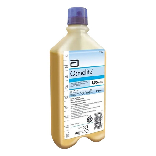 Osmolite 1,06 Kcal Alimento Por Sonda 1 Unidad De 1000ml Sabor Sin Sabor