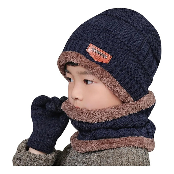 Gorro Bufanda Y Guantes Niño Niña 3 A 12 Años