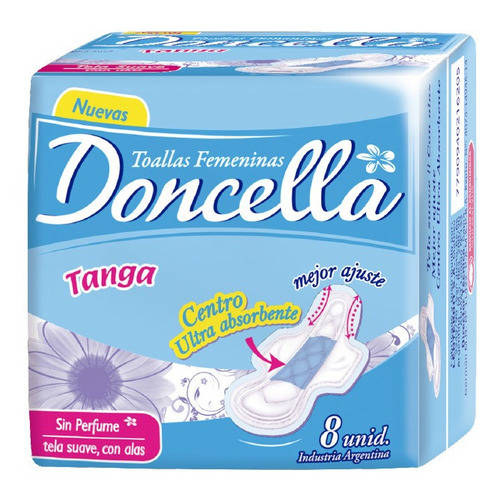 Doncella Toalla Tanga C/a X 8