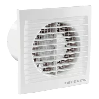 Estevez Extractor De Aire Cuadrado C/ Rejilla Blanco 2506