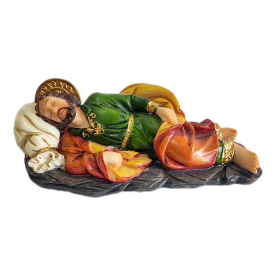 Figura San José Dormido 16cm Con Orificio Para Petición