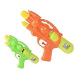 Kit 02 Brinquedos Infantil Pistola Arma  Lança Água 28 Cm