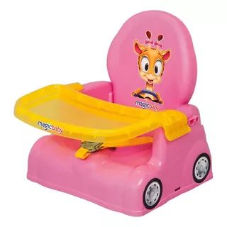 Cadeira Papinha Refeição Girafa Rosa  - Magic Toys