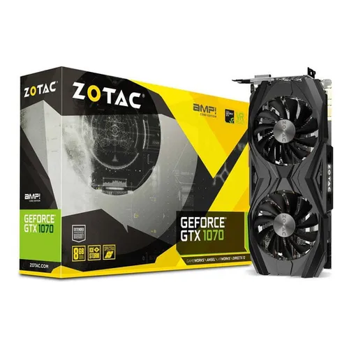 Tarjeta de v deo Zotac Geforce Gtx 1070 8 GB Amp Core 256 bits