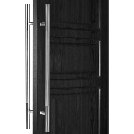 Jaladera Acero Inoxidable Tipo H Puerta Cristal,100cm