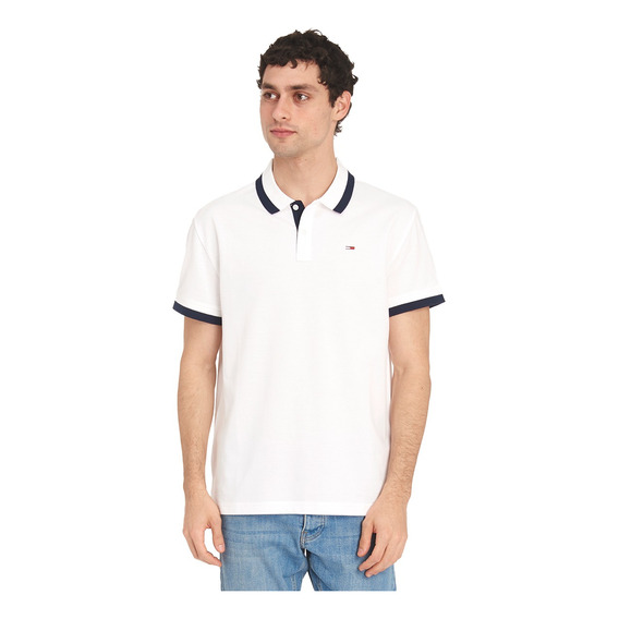 Playera Polo Tommy Jeans  Dm0dm18313 Hombre