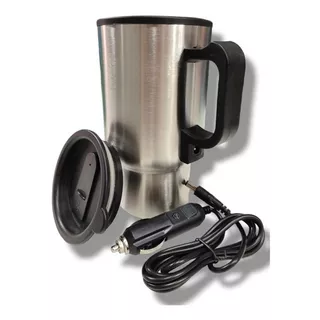 Vaso Jarro Térmico 12v Acero Inoxidable Para Auto Con Tapa Jarro 12v