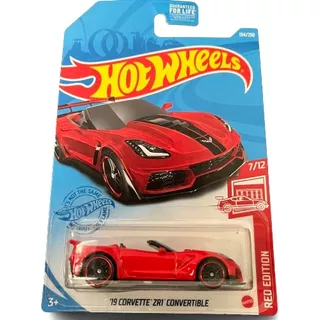 Hot Wheels '19 Corvette Zr1 Convertible (2021) Red Edition