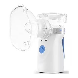 Nebulizador Vaporizador Portatil Mesh Asma Inhalador Terapia Color Blanco E-6 P-3