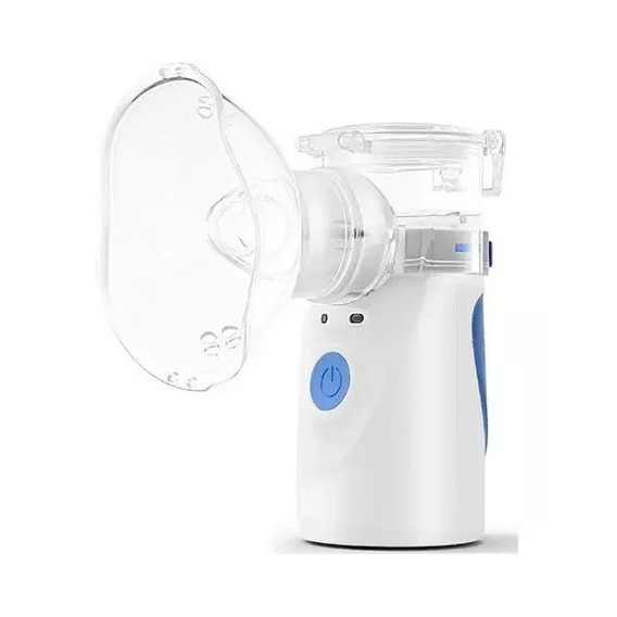 Nebulizador Vaporizador Portatil Mesh Asma Inhalador Terapia Color Blanco E-6 P-3