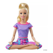 Barbie Feita Para Mexer Loira Articulada To Move Rosa Ms