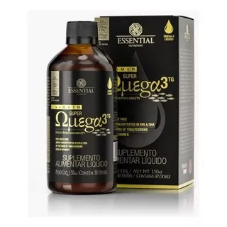 Super Omega 3 Tg Liquido 150 Ml Essential Nutrition Sabor Mix De Frutas