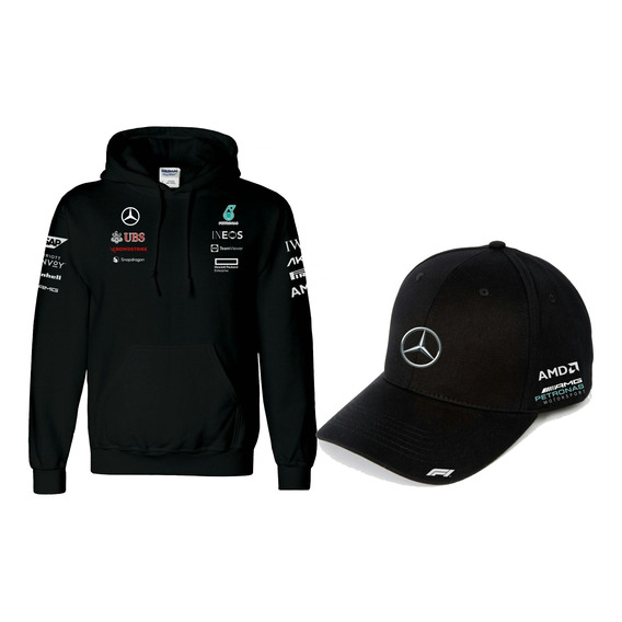 Mercedes Combo Capotero Gorra F1 2024 