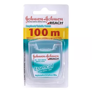 Johnson & Johnson Fio Dental Reach Essencial Menta 100m