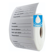 Etiqueta Anvisa 60x40 Bopp Plastico 2.000un A Prova De Agua Validade