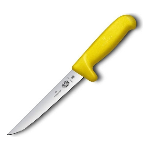 Cuchillo Carnicero Victorinox Deshuesador 15cm 5.6008.15m Color Amarillo