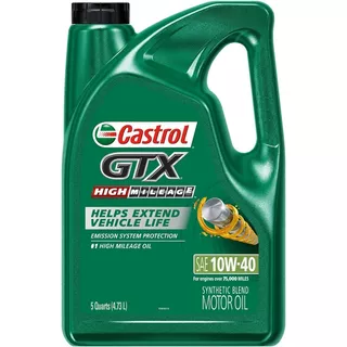 Aceite Castrol 10w40 Semi Sintético 5l Original Sellado