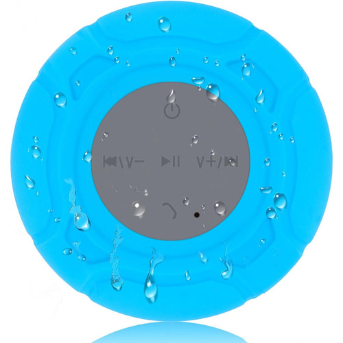 Annlend Altavoz De Ducha Bluetooth Portátil Impermeable Inal Color Azul 110v