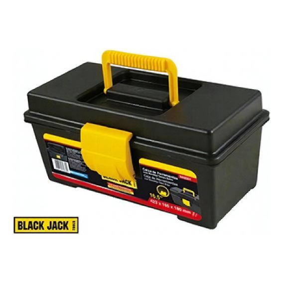 Caja de herramientas Black Jack NA8351 de plástico 10cm x 16" x 15cm