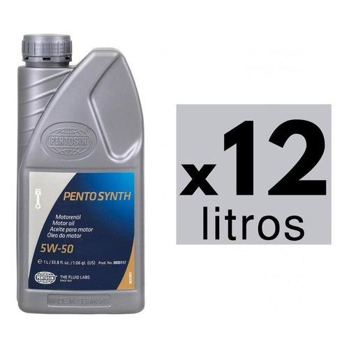 12 Litros Aceite De Motor 100% Sintetico Pentosin 5w-50