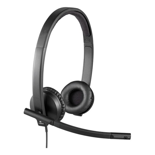 Logitech H570e Wired Headset, Stereo Headphones Color Negro Color de la luz Negro