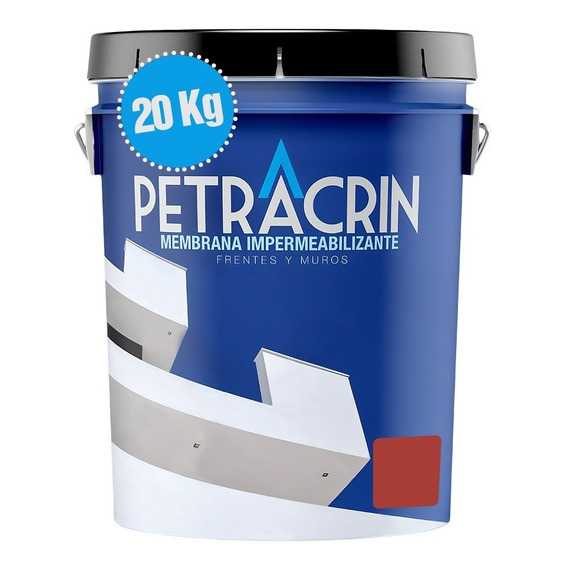 Membrana Liquida 20 Kg Membrana Transitable Elastomérica Acabado - Color Rojo