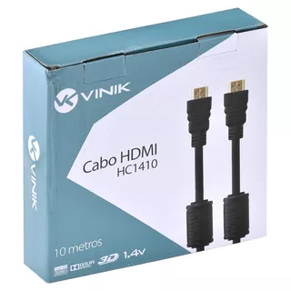 Cabo Hdmi 1.4v 10 Metros Hc1410 Vinik Conexão Ethernet