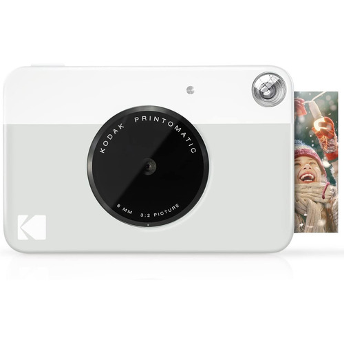 Kodak Printomatic Camara Instantanea - Impresora Portátil Color Gris