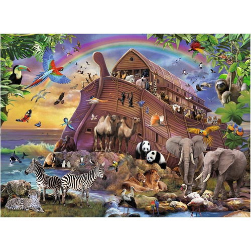 Rompecabezas El Arca De Noe 150 Pz Ravensburger Animales Ave