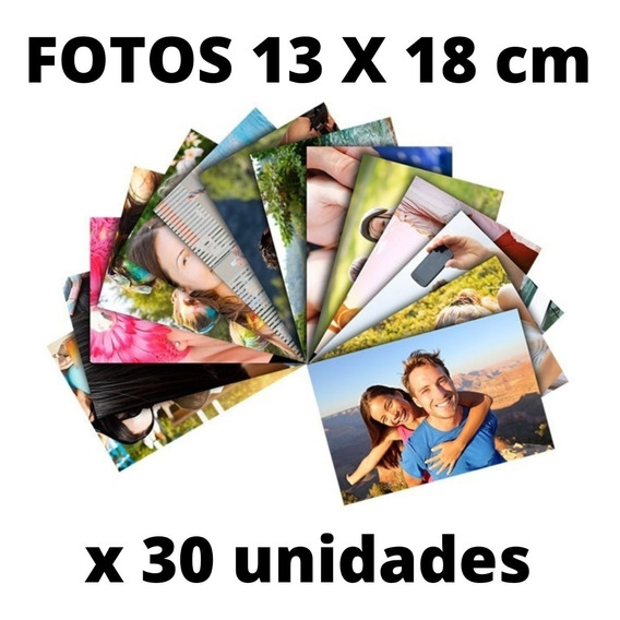Impresión Revelado X30 Fotos 13 X 18 Cm Envíos En El Dia !