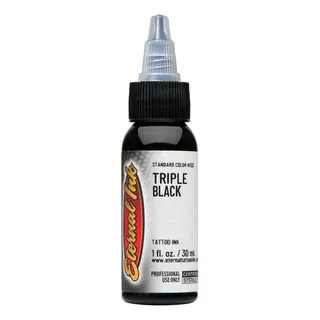 Triple Black Eternal Ink 1 Oz Pigmento Tinta Para Tatuar