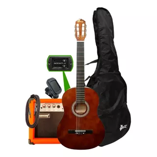 Guitarra Electrocriolla Con 2eq + Funda + Amplificador +comb