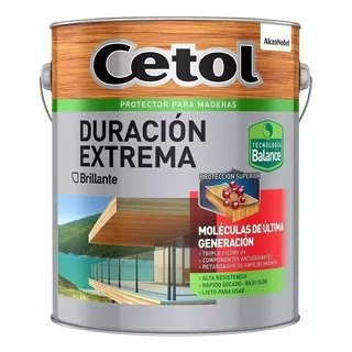 Pintura Madera Cetol Duración Extrema Brillante 4 Lts