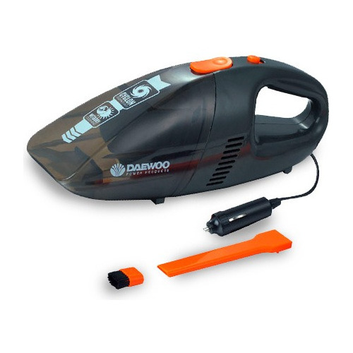 Aspiradora De Auto Daewoo Davc100 De Mano 12 V Con Extensión Color Negro/Naranja