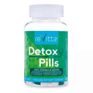 Detoxy Pills, N-acetil Cisteína, Glutatión Y Vitc (120 Caps)