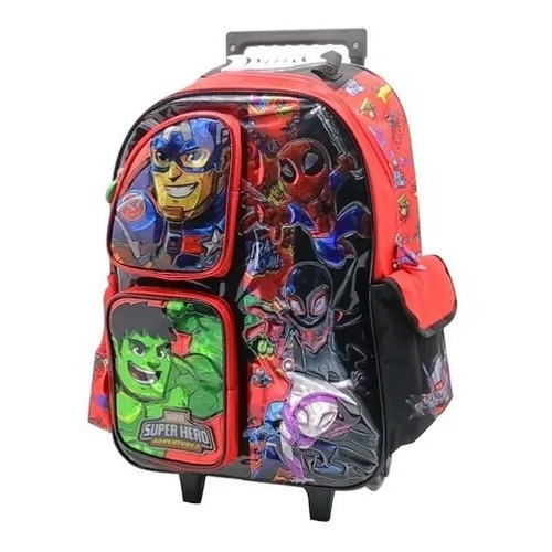 Mochila Avengers Super Hero Carrito 18'' Cresko