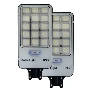 X2 Foco Led Solar 800w Potente Luz Led Exterior + Soporte