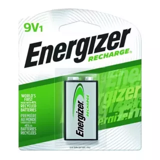 Pilas Baterias 9 Voltios  Recargables 175 Mah Energizer 