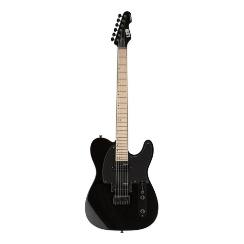 Guitarra eléctrica LTD TE Series TE-200 de caoba black con diapasón de arce