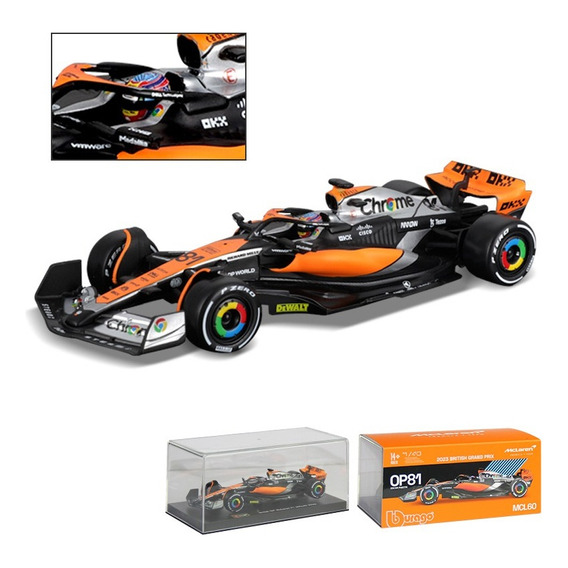 Bburago 1:43 2023 F1 Mclaren Mcl60 #81 Oscar Piastri F1 Car