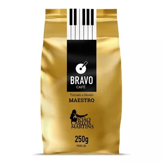 Café Bravo Maestro Torrado E Moído 250gr - Envio Full