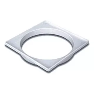 Porta Grelha Quadrada Prata Pvc 100mm Tigre