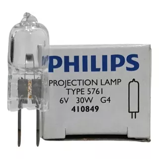 Philips 5761 - Lâmpada Halogena 6v 30w Cor Branco Quente