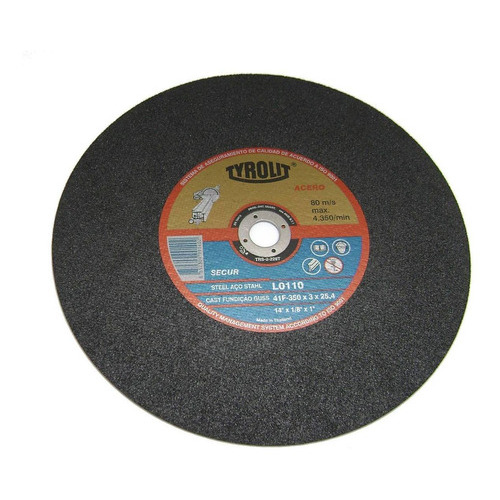 Disco De Corte 350 Mm Para Sensitiva Tyrolit Trs-2-229t