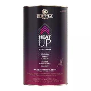 Heat Up 7g (140g) 20 Unidades - Essential Nutrition Sabor Natural