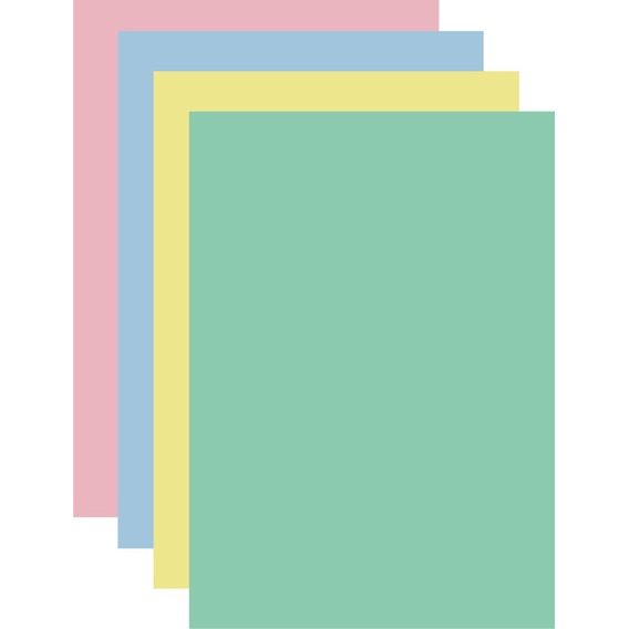 Resma Papel Bond Colores Pasteles *500  Unidades, Carta