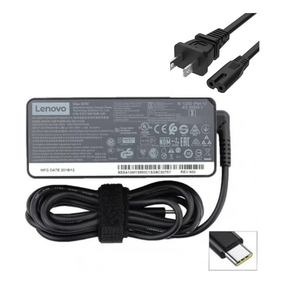 Cargador Original Lenovo Ieapad 5 Pro 14itl6 Tipo C 65w