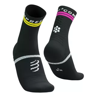 Pro Marathon Socks V2.0- Black/safety Yellow/neon Pink