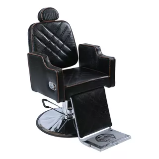 Poltrona Cadeira Reclinável Theo Pro Barbearia Barbeiro