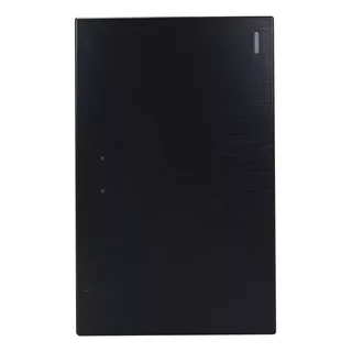 Placa Lucek Flat 1 Apagador Escalera Negra Color Único